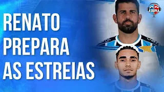 🔵⚫ Grêmio: Diego Costa e Du Queiroz ganham datas de estreia | O primeiro treino | Planos feitos