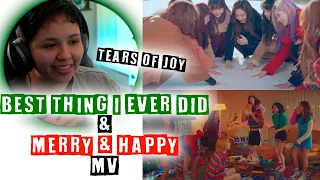 TWICE "The Best Thing I Ever Did" & "Merry & Happy" M/V Reaction | Twice Reactions | WonderCheeze