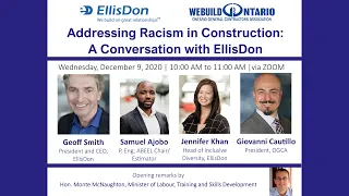 Addressing Racism in Construction: A Conversation with EllisDon Clip -  Attacking It Head On