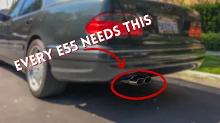 W210 E55 AMG Exhaust: Secondary Cat and Resonator Delete