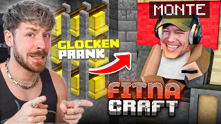 GLOCKENPRANK an MONTE & Enderdrachen besiegt - FitnaCraft!