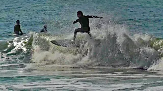 Surfing at Long Beach NY August 24  2022