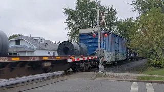 CPKC possibly 135 passing through Chatham. Sept 28, 2023