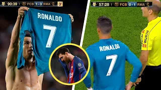 The Day Cristiano Ronaldo Substituted And Took Revenge On Lionel Messi