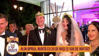 Alin Oprea, nuntă cu 20 de nași și 500 de invitați