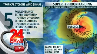 Quezon Province, patuloy na tinutumbok ng Super Typhoon Karding | 24 Oras Weekend