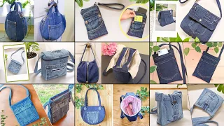 9 DIY Cute Denim Bags Out of Old Jeans | Compilation | Fast Speed Tutorial | Upcycle Crafts