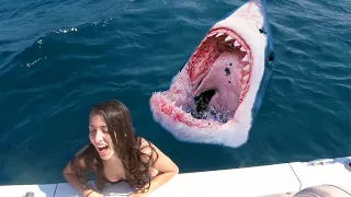 12 Shocking Shark Attacks Caught On Camera!