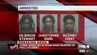 Three arrested in San Carlos road rage murder of FGCU student