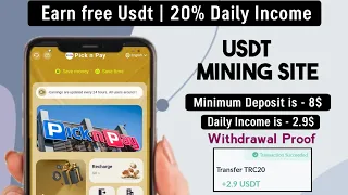 New Usdt Mining Site | usdt earning site | trx mining app | usdt Cloud Mining | usdt investment site