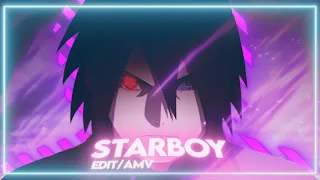 「Starboy」Sasuke Uchiha「EDIT/AMV」4K