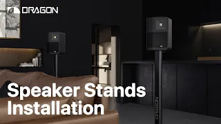 Nakamichi DRAGON Speaker Stands Unboxing and Installation