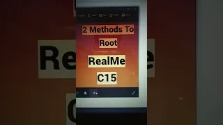 #Shorts How to Root Realme C15 and Unlock Bootloader