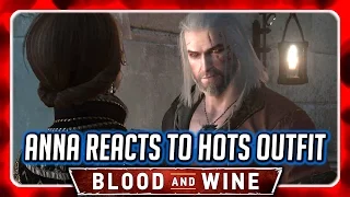 Witcher 3 🌟 Duchess Reacts to Geralt's Robe (Hearts of Stone Outfit) 🌟 BLOOD AND WINE