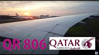 【Flight Tour】2022 Qatar Airways  QR 806 Boeing 777-300ER Doha to Tokyo NARITA