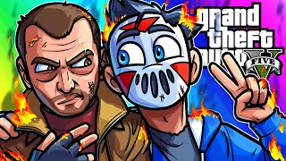 GTA 5 Mods Funny Moments - Surviving a Chaos Mod in Liberty City?!