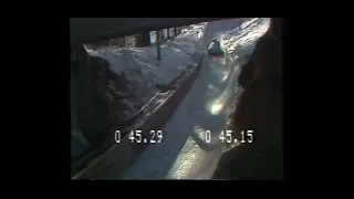 1981 Brent Rushlaw Bobsled Crash in Cortina, Italy