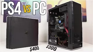 $300 Gaming PC vs PS4 PRO! - The Ultimate Showdown - VOLT PT. 3
