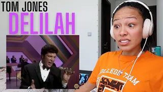 He could get away with ☠️ with that VOICE! | Tom Jones - Delilah (The Ed Sullivan Show) [REACTION]