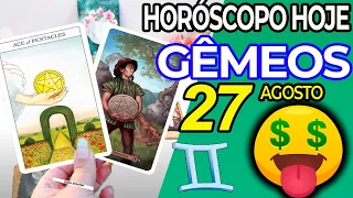 🤑 𝐕𝐎𝐂𝐄̂ 𝐕𝐀𝐈 𝐆𝐀𝐍𝐇𝐀𝐑 𝐔𝐌 𝐏𝐑𝐄̂𝐌𝐈𝐎 🤑Horoscopo do dia de hoje GÊMEOS 27 AGOSTO 2023♊tarô #Gêmeos 27 AGOSTO