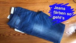 Jeans färben mit Back to Blue von Simplicol / HOSE blau FÄRBEN