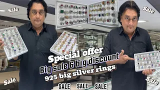 Latest trending 925 silver rings wholesale price & big discount (onyx silver jewellery)(big sale)