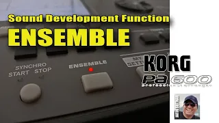 Korg PA600 Tone Edit Ensemble Function | Sound Development #korg #korgindia #tonedevelopment