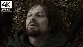 LOTR: The Fellowship of the Ring 4K (2001) - Boromir's Death  (12/12) | 4K Clips