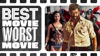 The Best And Worst Comic Book Movies Of 2017 - Best Movie Worst Movie