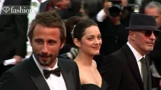 Marion Cotillard, Jacques Audiard, Matthias Schoenaerts | Cannes 2012 Red Carpet | FashionTV