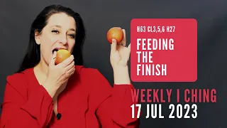 Feeding the Finish // Weekly I Ching 17-23 Jul 2023 // Hexagram 63 & 27