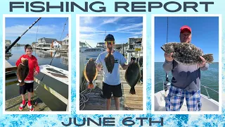 New Jersey Fishing Report June 6th #fishingreport #surffishing #fluke