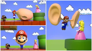 Mario eats a weird Mushroom! Super Mario Bloopers - Compilation😆