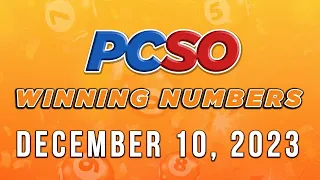 P215M Jackpot Ultra Lotto 6/58, 2D, 3D, and Superlotto 6/49 | December 10, 2023