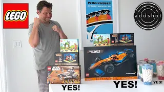 Power's Out. LEGO Mission! In Stock McLaren Formula 1 & Star Wars Republic Fighter Tank HAUL! (4K)