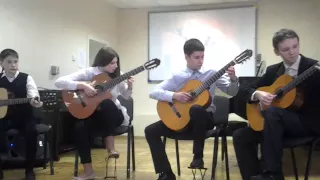 ансамбль гитаристов Expressive Guitars А. Новиков Смуглянка, Б. Бакарак Magic moments