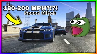 Trying out a Speed Glitch on the New Fastest Car in GTA Online the Camaro...