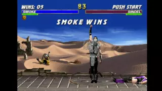Mortal Kombat Trilogy (PSX) - Longplay as Human Smoke