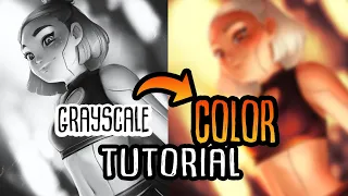 How to Use GRADIENT MAPS and LAYER MASKS to color