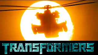 Transformers beginning Blackout attacks The  Military Base