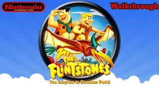 Flintstones The Surprise at Dinosaur Peak! Walkthrough. Longplay. NES 8 bit. Full HD 60 fps.