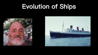 Mr Incredible becoming old - Evolution of Ships - Ocean Liners and Ferries