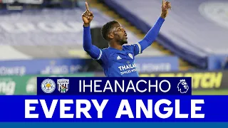 EVERY ANGLE | Kelechi Iheanacho vs. West Bromwich Albion | 2020/21