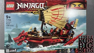 LEGO Ninjago Legacy Destiny's Bounty review! 2020 set 71705! Lego Reviews for Kids by Kids!