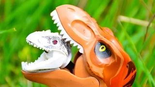 LEGO DINOSAURS HYBRIDS - Whose head? Let me try it on! Cartoon for children. Prize in every video!