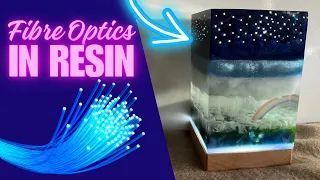 FIBRE OPTICS in Resin! 😱 Resin Ocean Night Light With JDiction