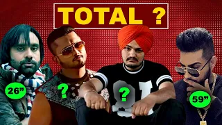 Explain Sidhu Moose Wala | Honey Singh | Babbu Maan | Karan Aujla | Total Albums #explainervideo