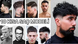 ERKEKLER İÇİN 10 KISA SAÇ MODELİ| 10 SHORT HAIRSTYLES FORMEN