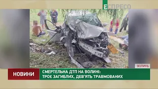 Смертельна ДТП на Волині: троє загиблих, дев'ять травмованих