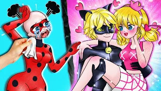 Ladybug Is Jealous of Cat Noir And Annie | 레이디버그는 블랙캣과 애니를 질투한다 | 재미있는 스톱 모션 만화 | Annie Korea